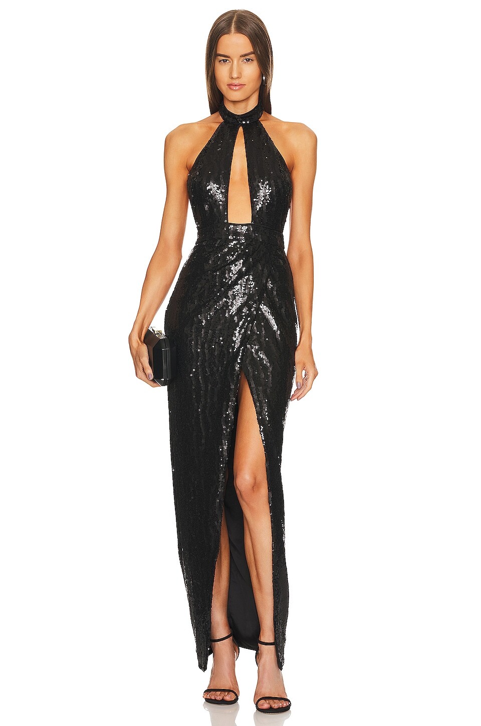 

Платье Michael Costello x REVOLVE Rick Gown, черный