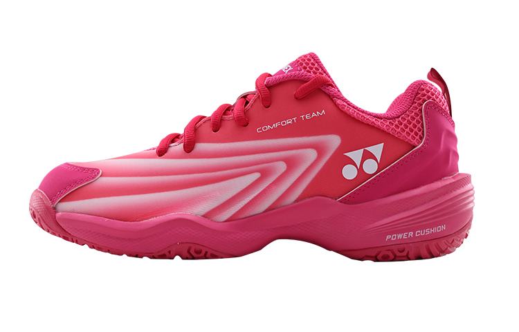 

YONEX Амортизирующие нескользящие дышащие влагоотводящие кроссовки для бадминтона унисекс персиково-красные, цвет Peach Red