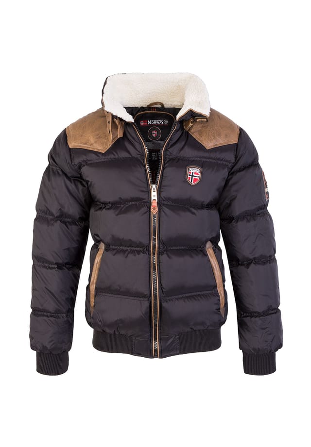 

Зимняя куртка стандартного кроя Geographical Norway, черный
