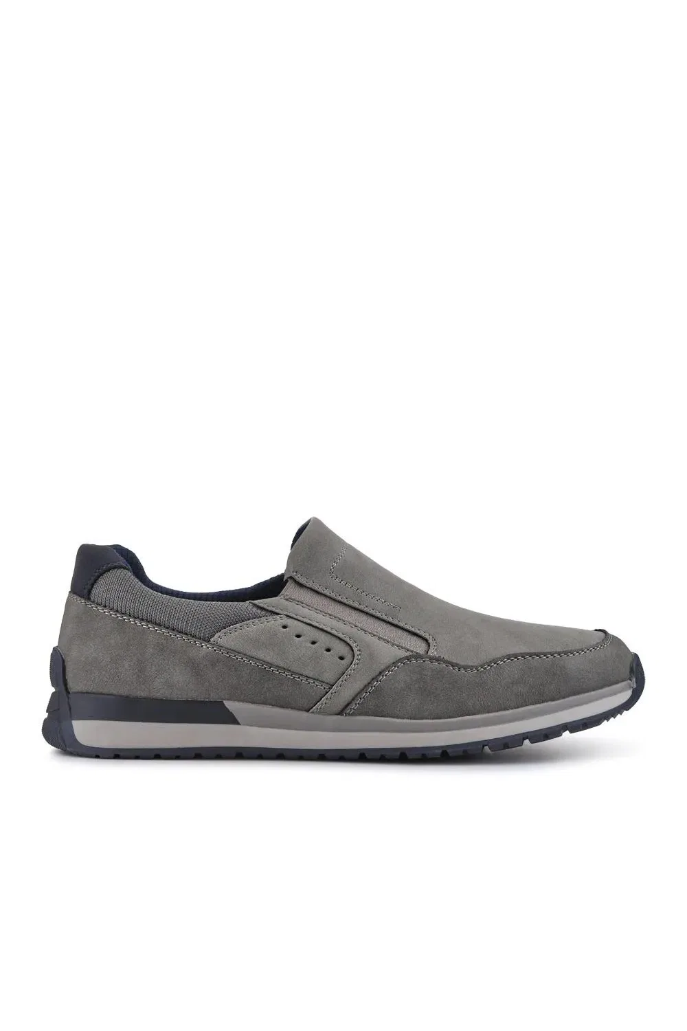 Повседневные туфли slip-on широкие Pavers, серый — фото 2
