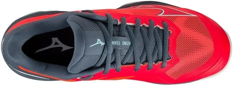 Теннисные кроссовки Mizuno Unisex Wave Exceed Light Ac, белый/синий — фото 4