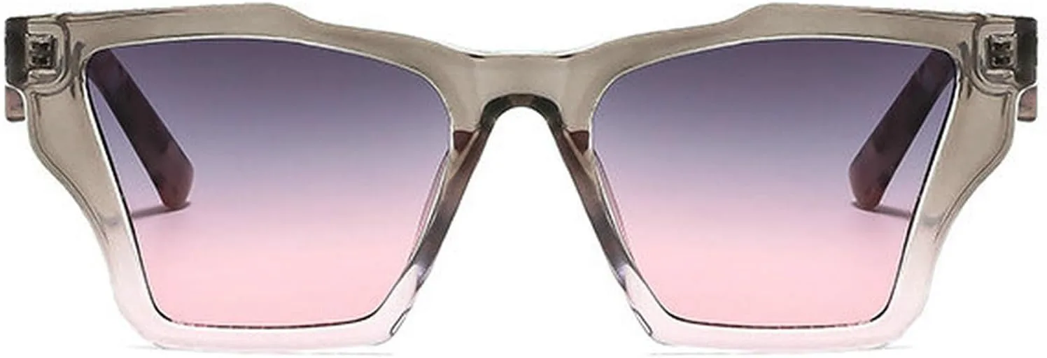 

Солнцезащитные очки COTIA Fashion Square Cat Eye для женщин и мужчин, в стиле ретро, ​​забавные солнцезащитные очки для лета и отдыха на природе, Grey Pink