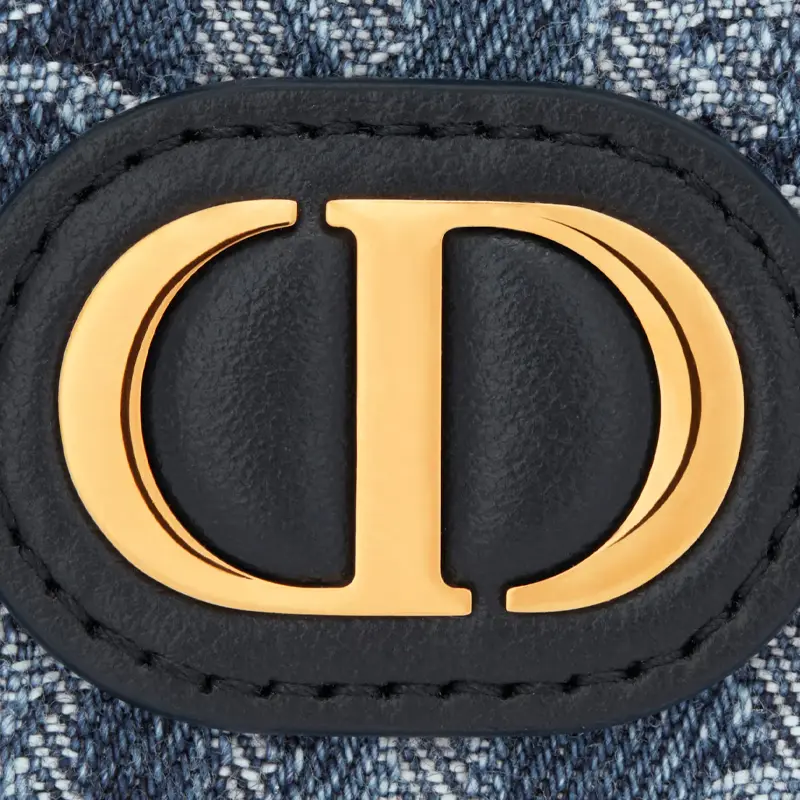 DIOR Картхолдер из жаккардового полотна и джинсовой ткани — фото 3