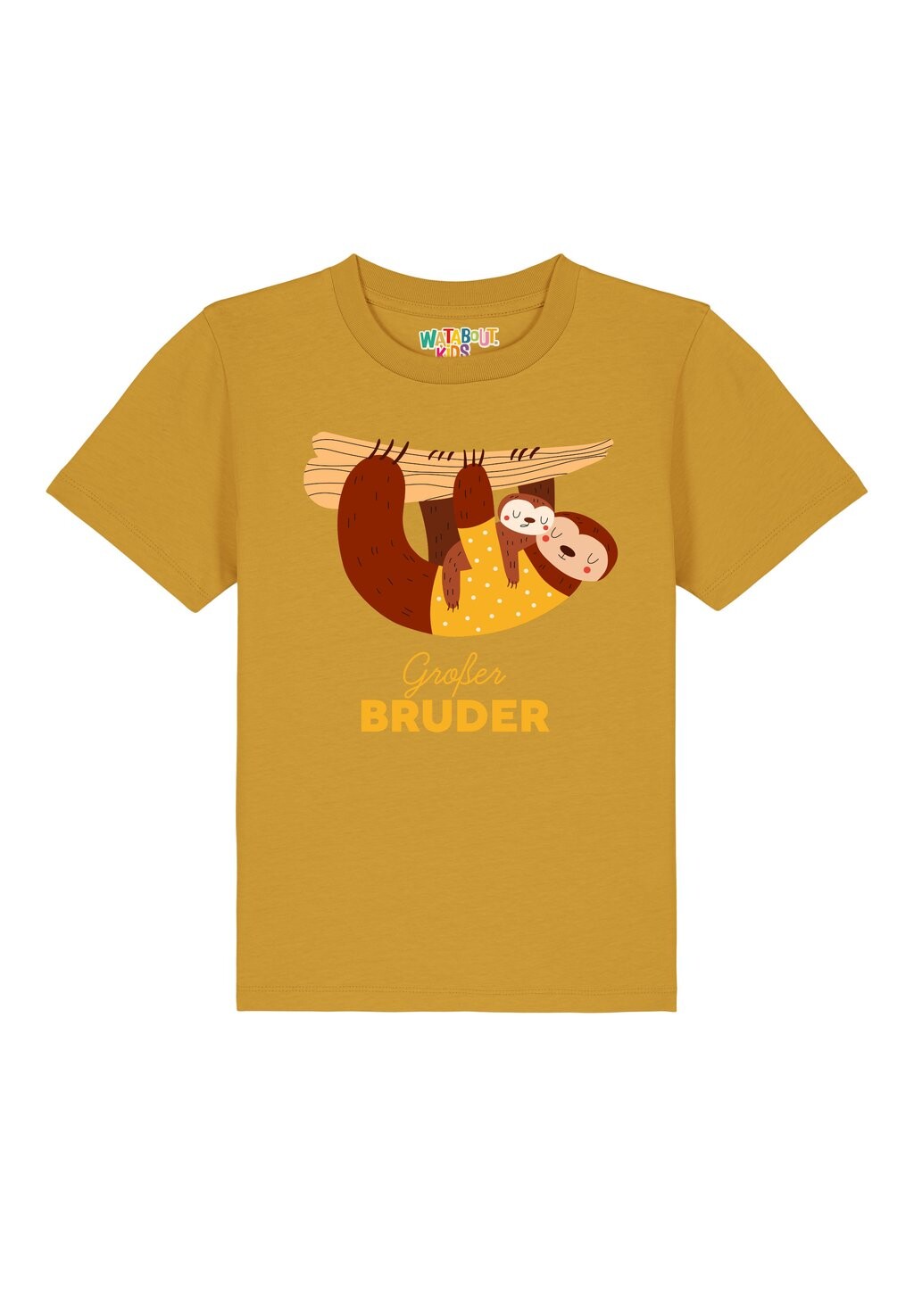 

Футболка с принтом Watapparel, цвет ochre