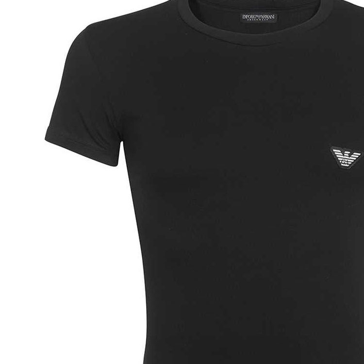 

Футболка мужская черная SS22 Regular EMPORIO ARMANI