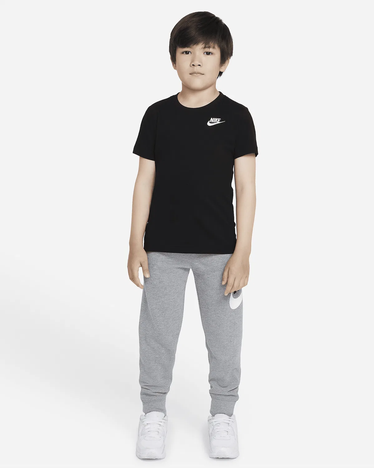 Детская футболка Nike Sportswear с вышивкой Futura, Black — фото 4