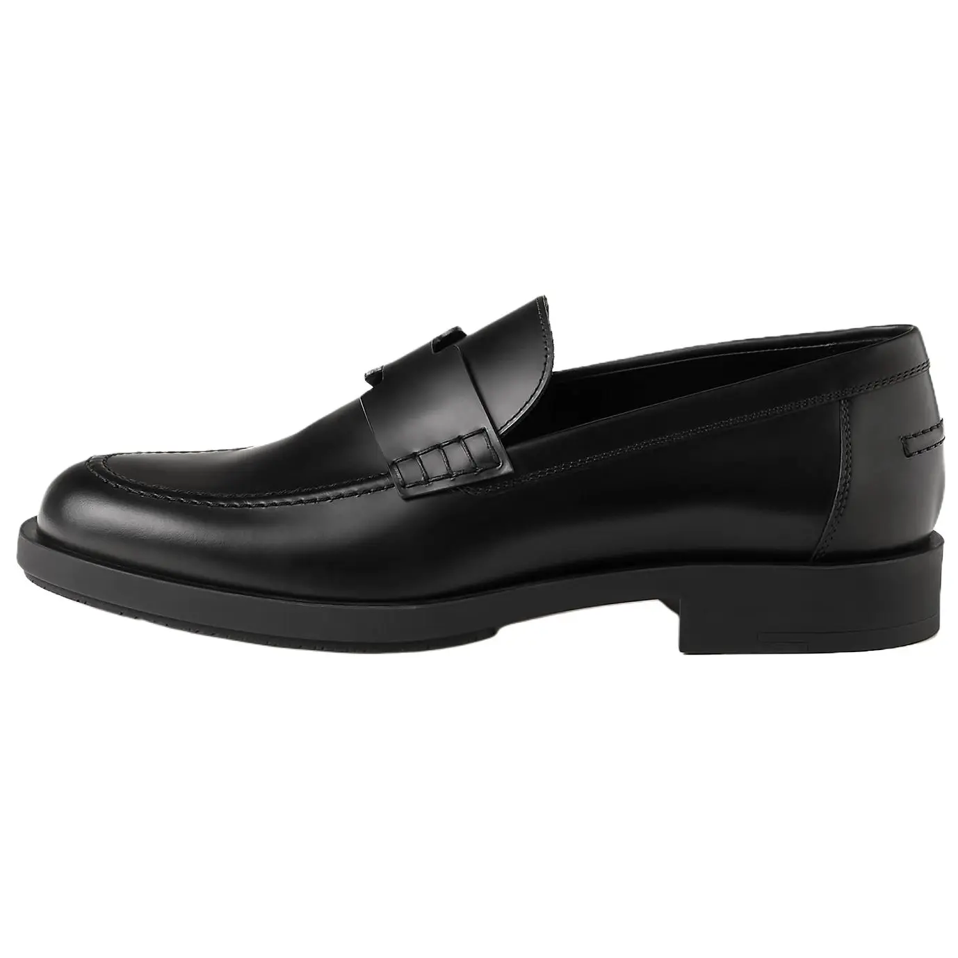 

HERMES Lyde Calfskin Casual Shoes 2.8cm мужские черные