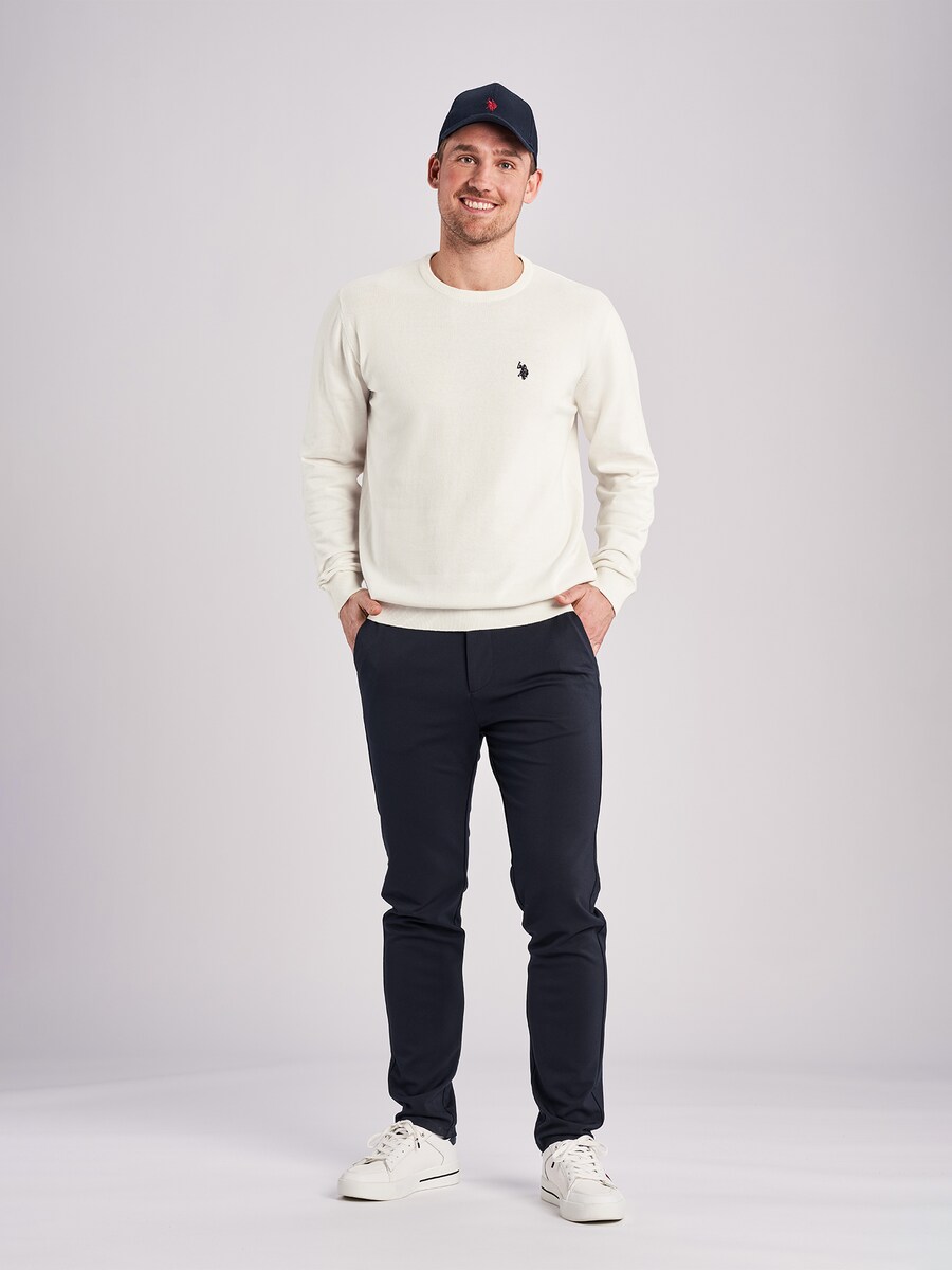 Свитер U.S. POLO ASSN. Adair, белый — фото 3
