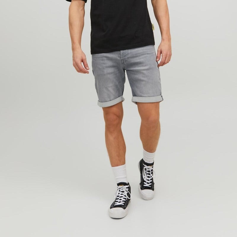 

Мужские джинсы-бермуды Rick Icon Jack & Jones, серый