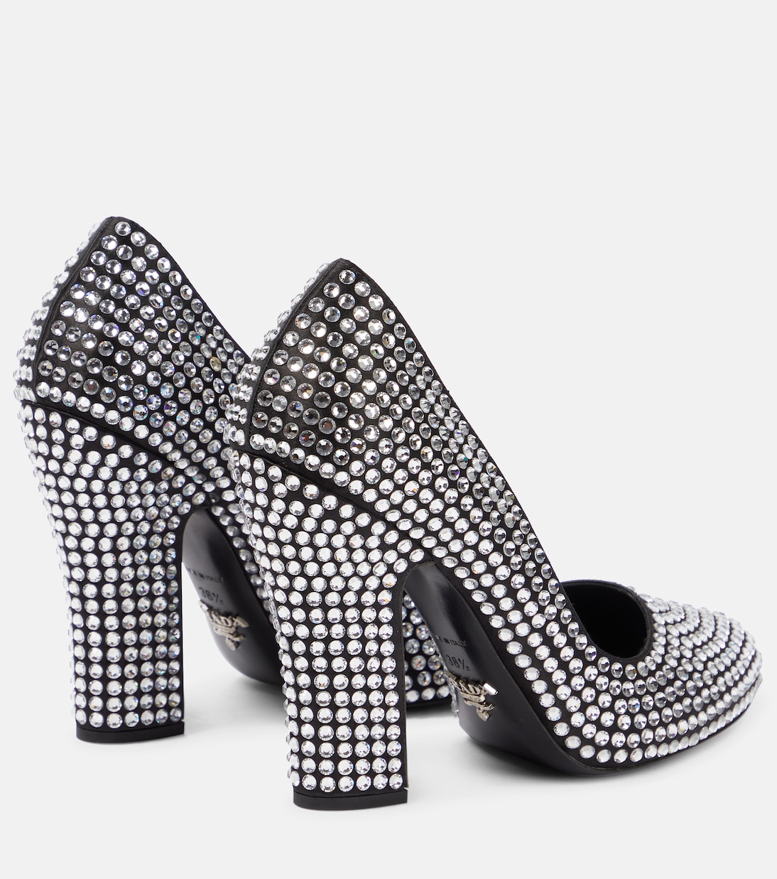 Туфли-лодочки с кристаллами Prada, Cristal — фото 3