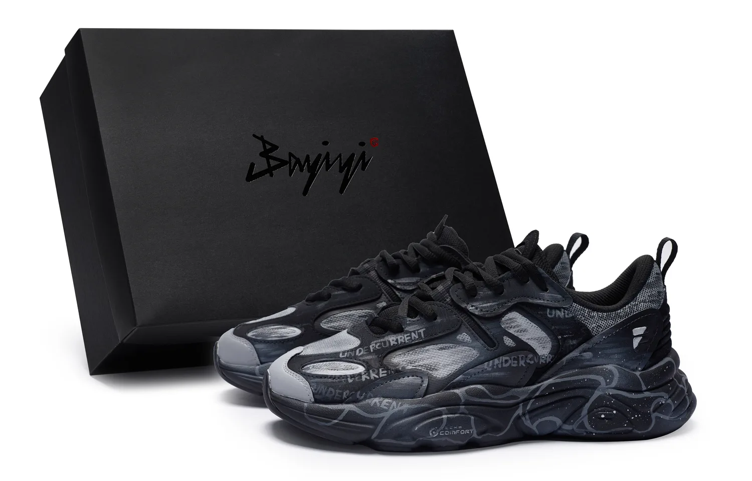FILA Мужские повседневные кроссовки low top серые