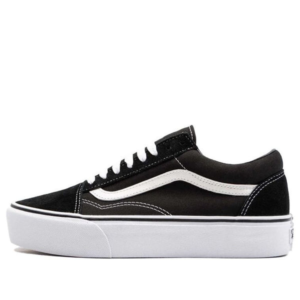

Кроссовки old skool platform 'black white' Vans, черный