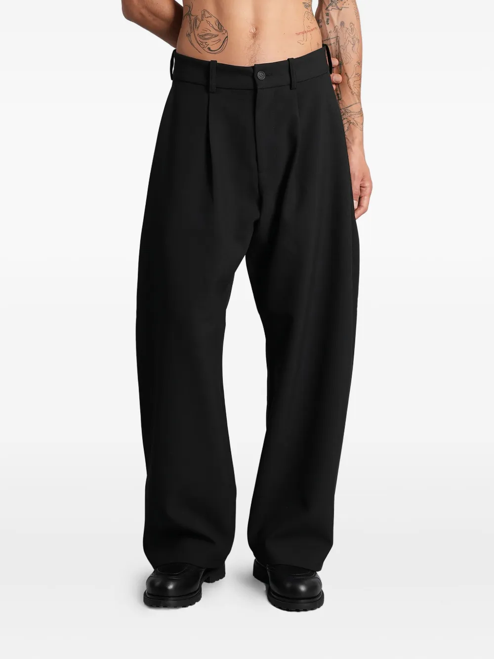 

Брюки с плиссированными карманами _J.L-A.L_, черный