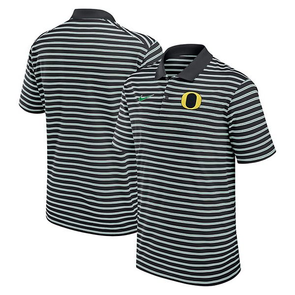 

Мужская поло Oregon Ducks Primetime Victory в черно-белую полоску Nike