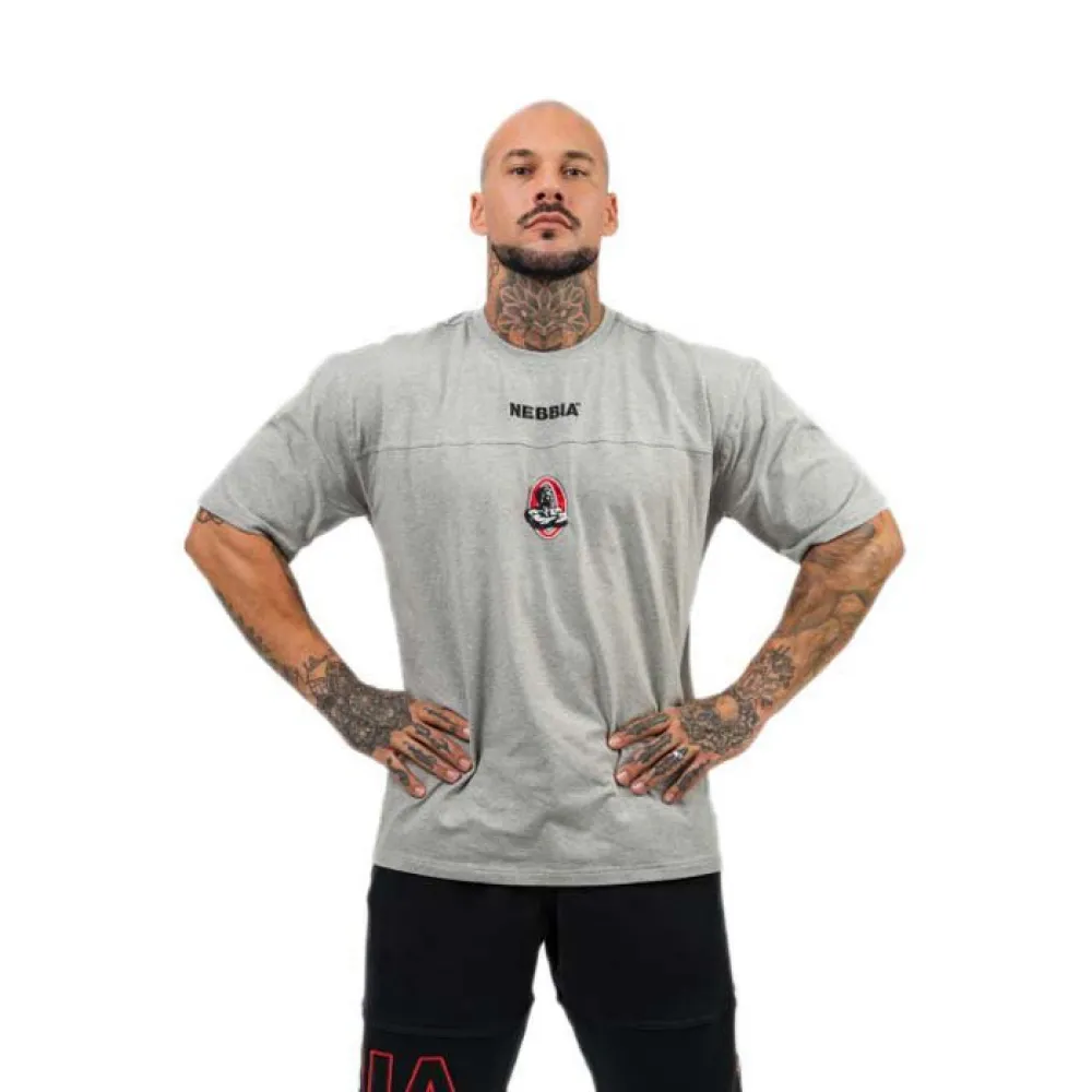 

Футболка Nebbia Loose Legendary, серый