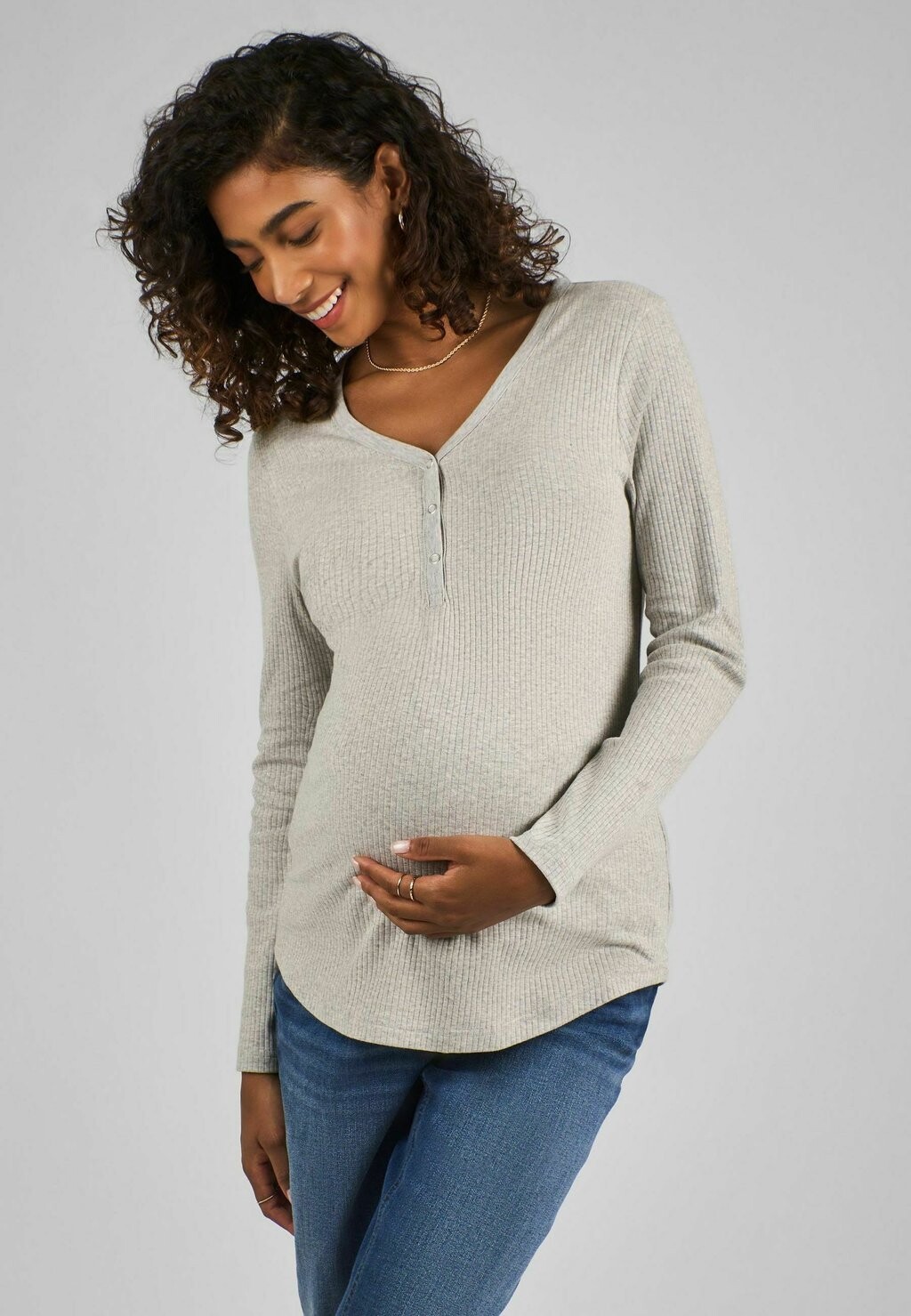 

Топ с длинными рукавами REGULAR FIT JoJo Maman Bébé, серый