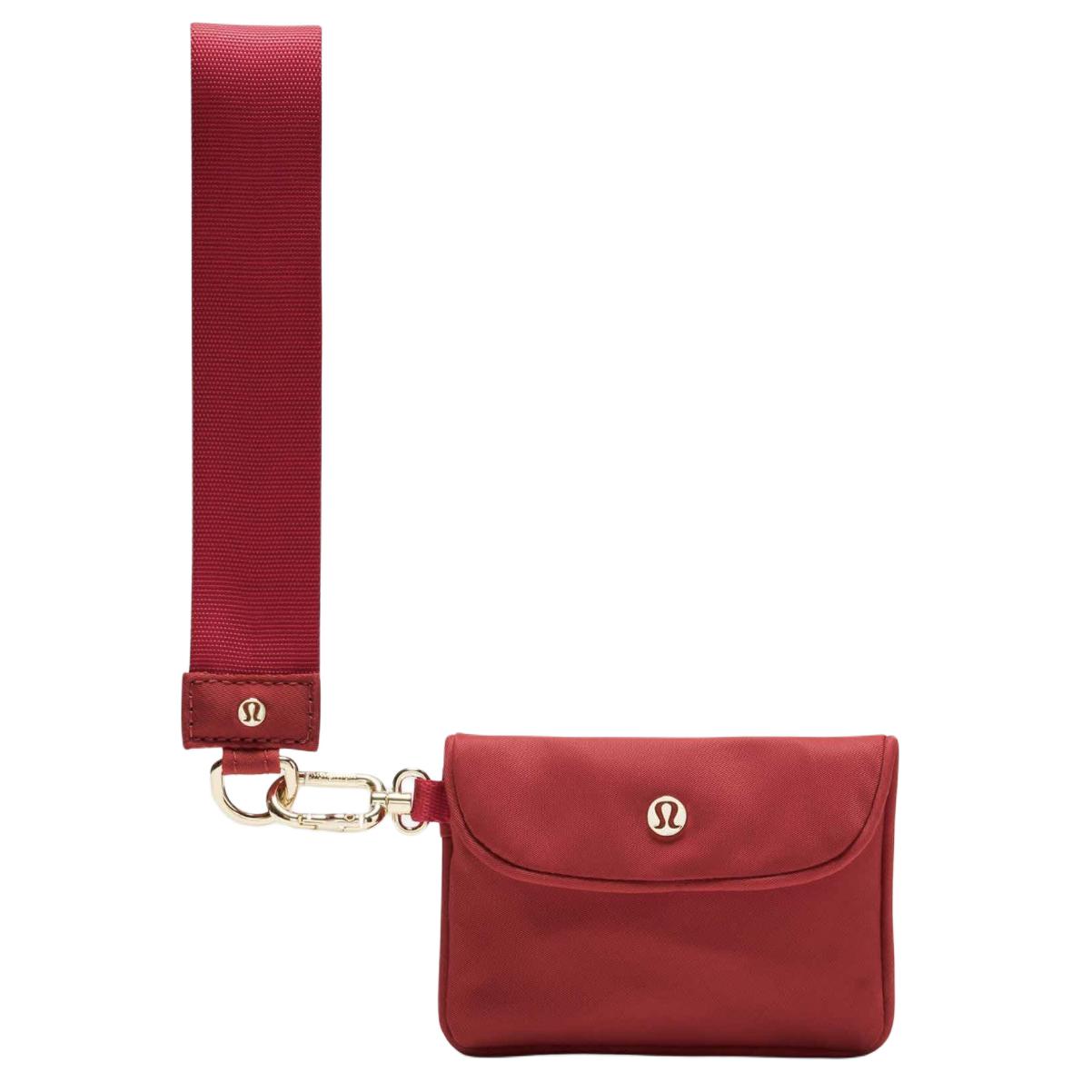 

Lululemon Клатч Solid Color Design Regular Women's Oxford Red & Ivory White