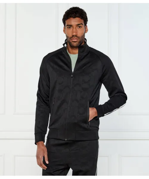 

Полосатая толстовка Skarley Loose fit Boss Green, черный