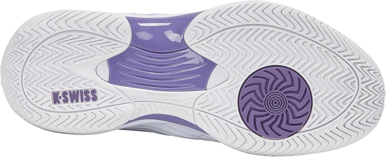 Кроссовки теннисные K-Swiss Hypercourt Express 3, White/Purple Haze/Lunar Rock — фото 4