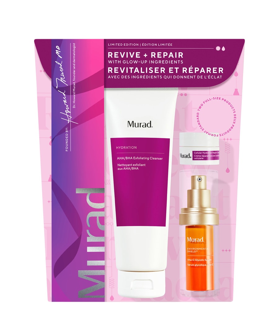 

Набор для ухода за лицом Murad Environmental Shield + Hydration Revive + Repair With Glow-Up Ingredients, 1 шт.