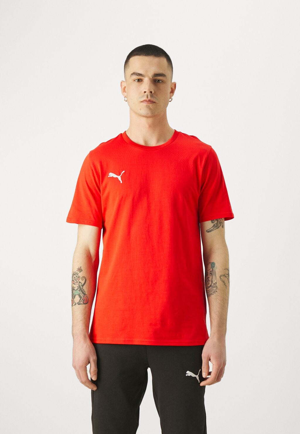 

Базовая футболка Teamgoal Casuals Tee Puma, цвет red/white