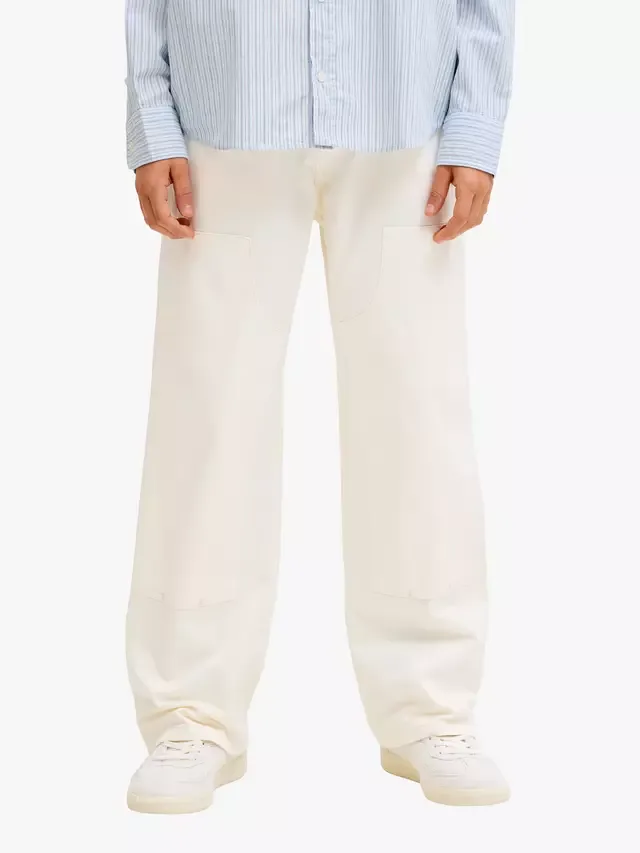 Детские джинсы Alex Baggy Jeans, цвет античный белый Jack & Jones — фото 2