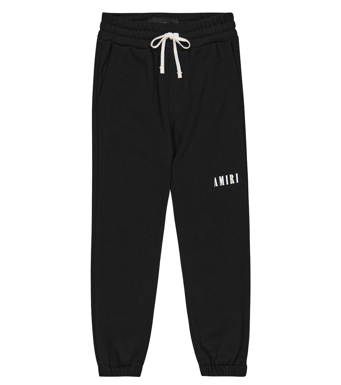 

Хлопковые спортивные штаны с логотипом Amiri, черный