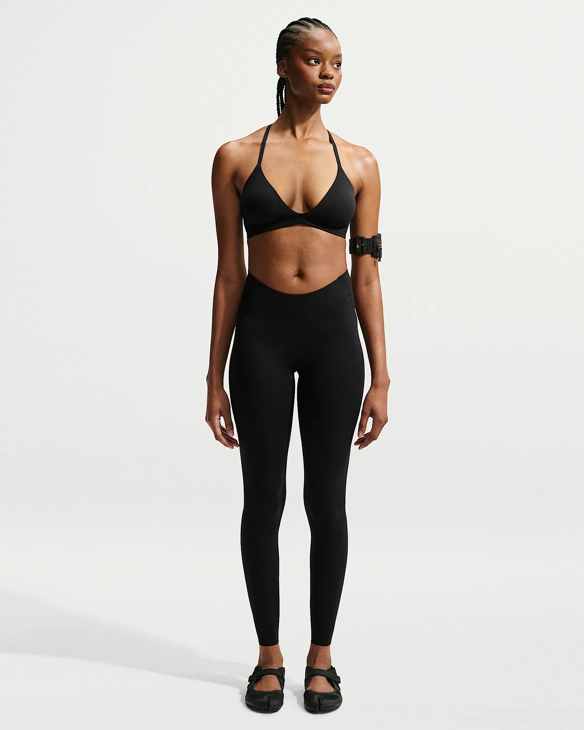 Женские леггинсы NikeSKIMS Studio Stretch, длина 29", NSKM Obsidian/NSKM Obsidian