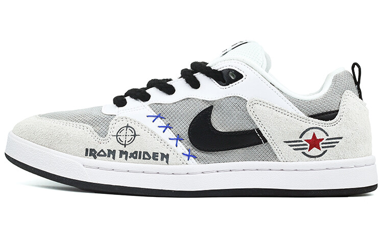 

Кроссовки Nike SB Alleyoop Skateboarding Shoes Men Low-top Red Blue, белый