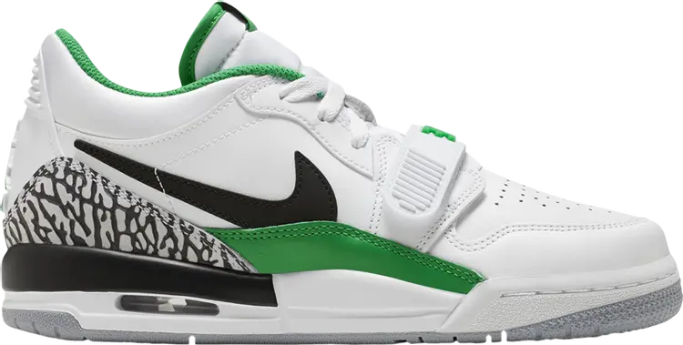 

Кроссовки Jordan Legacy 312 Low GS 'Pine Green', белый