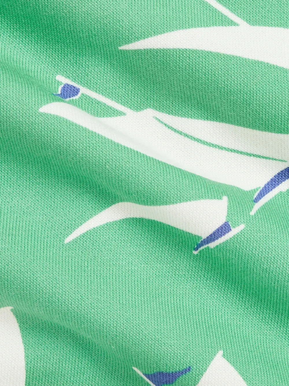 Спортивный костюм с принтом под паруса (комплект из трех штук) Polo Ralph Lauren Kids, зеленый — фото 3