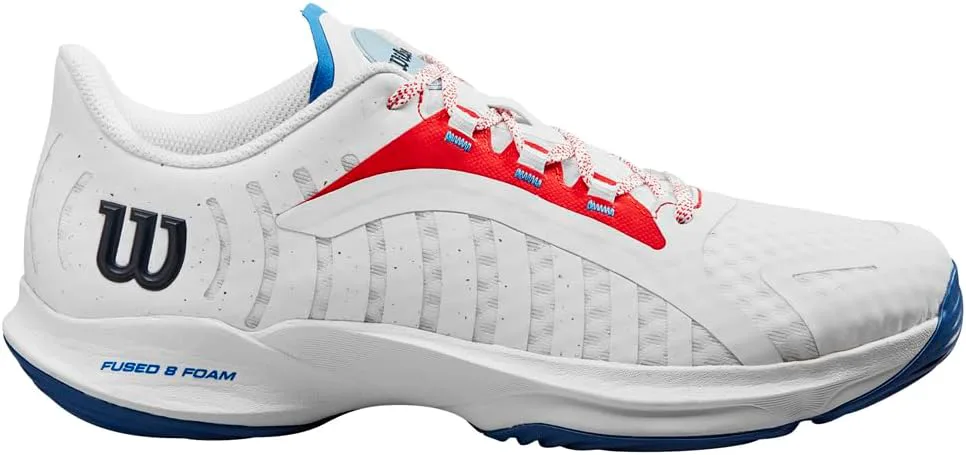 Мужские кроссовки для пикалбола WILSON Rush Pro Ace Pickler - размеры мужской обуви США, созданы для кортов для пикалбола, белый — фото 4