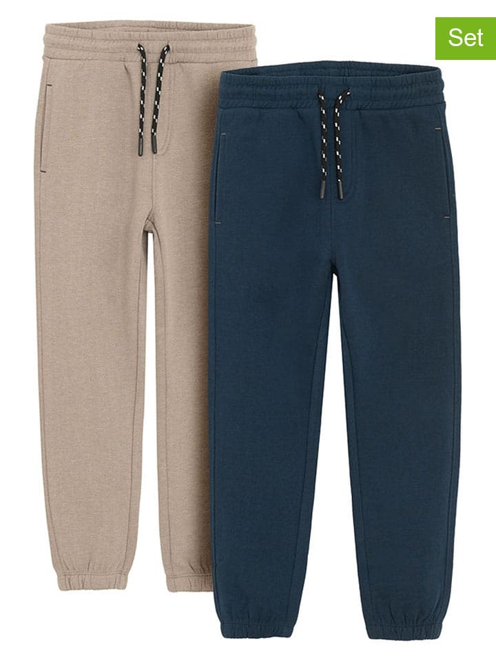 

COOL CLUB Комплект из 2 штук: спортивные штаны темно-синего/бежевого цвета