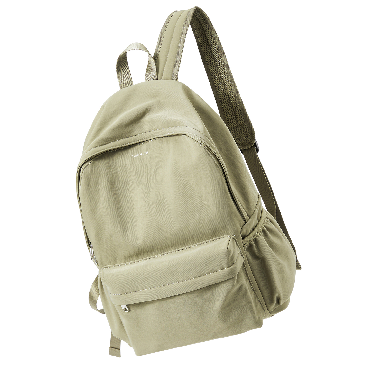 

LANDCASE Тканевый рюкзак для ноутбука унисекс зеленый черный хаки, Khaki