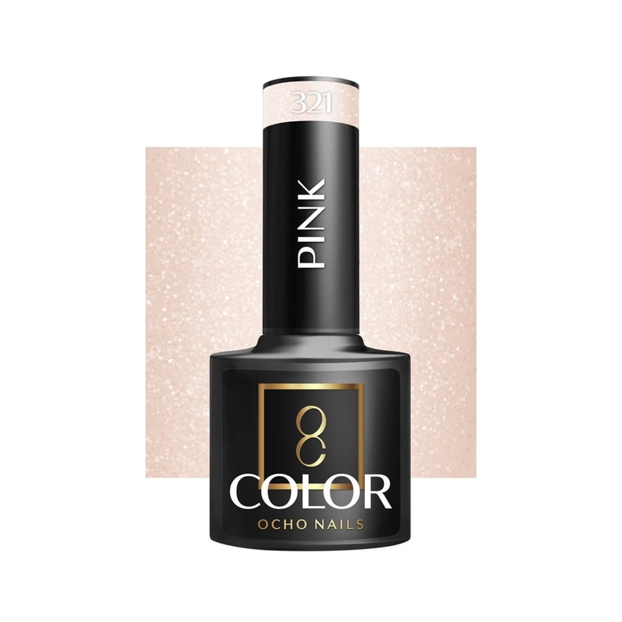 

OCHO NAILS Гибридный лак для ногтей розовый 321 -5 г Active Shop