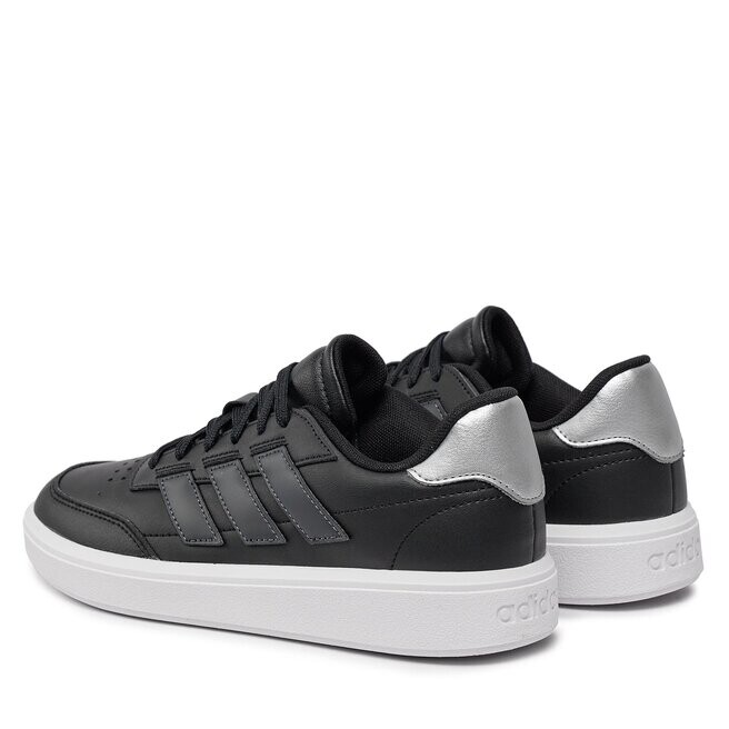 Кроссовки adidas Courtblock IF6492 Cblack/Carbon/Silvmt, черный — фото 3