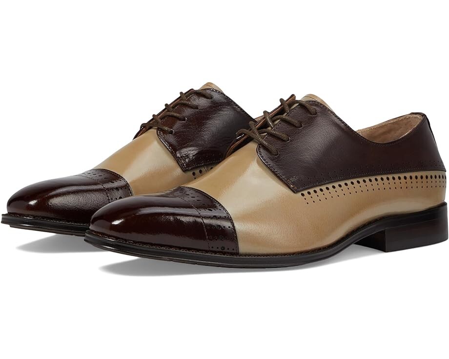 

Оксфорды Stacy Adams Cabot Cap Toe Oxford, цвет Brown Multi