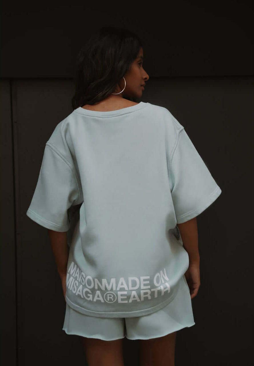 

Футболка с принтом SHORT SLEEVE Misaga, светло-голубой