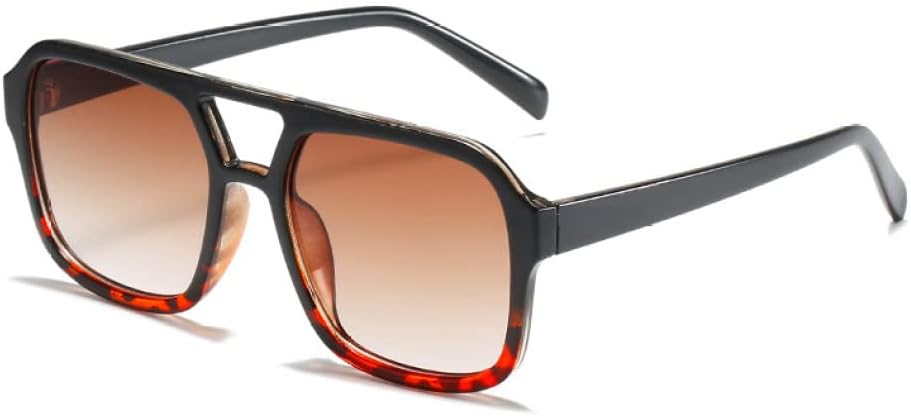 

Женские солнцезащитные очки в винтажном стиле, люксовый бренд, большие женские очки для вождения, модные солнцезащитные очки, уникальные солнцезащитные очки generic, Black Leopard Tea