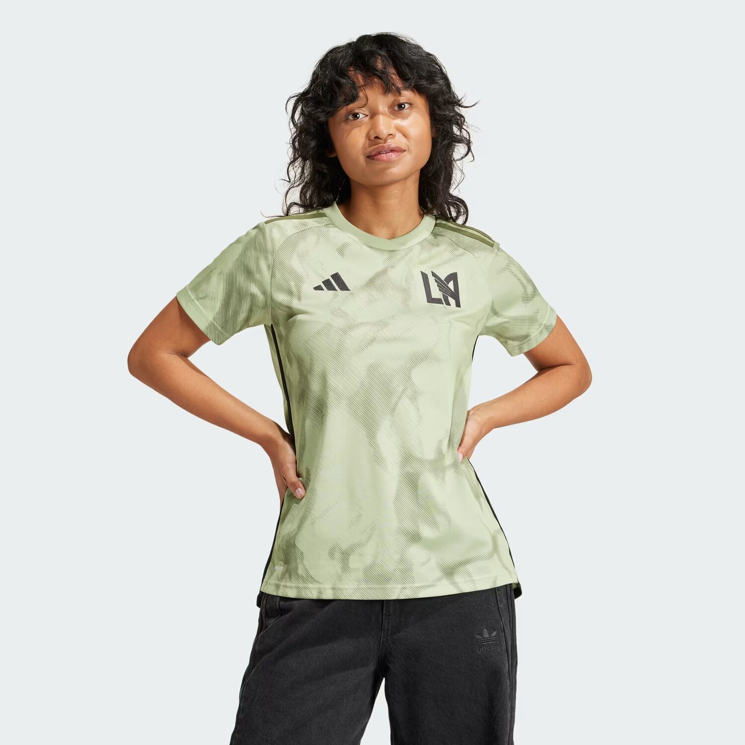 

LAFC 23/24 Гостевая майка Adidas, цвет Magic Lime