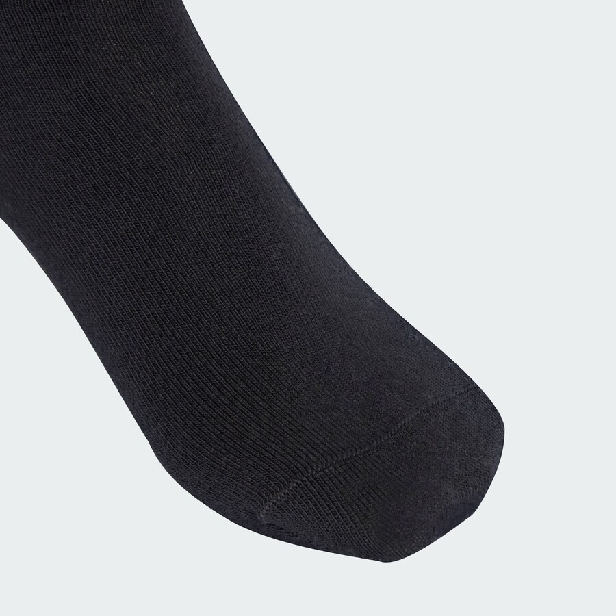 Носки ADIDAS ORIGINALS 3-Stripes Crew 3 Pairs, Black — фото 3
