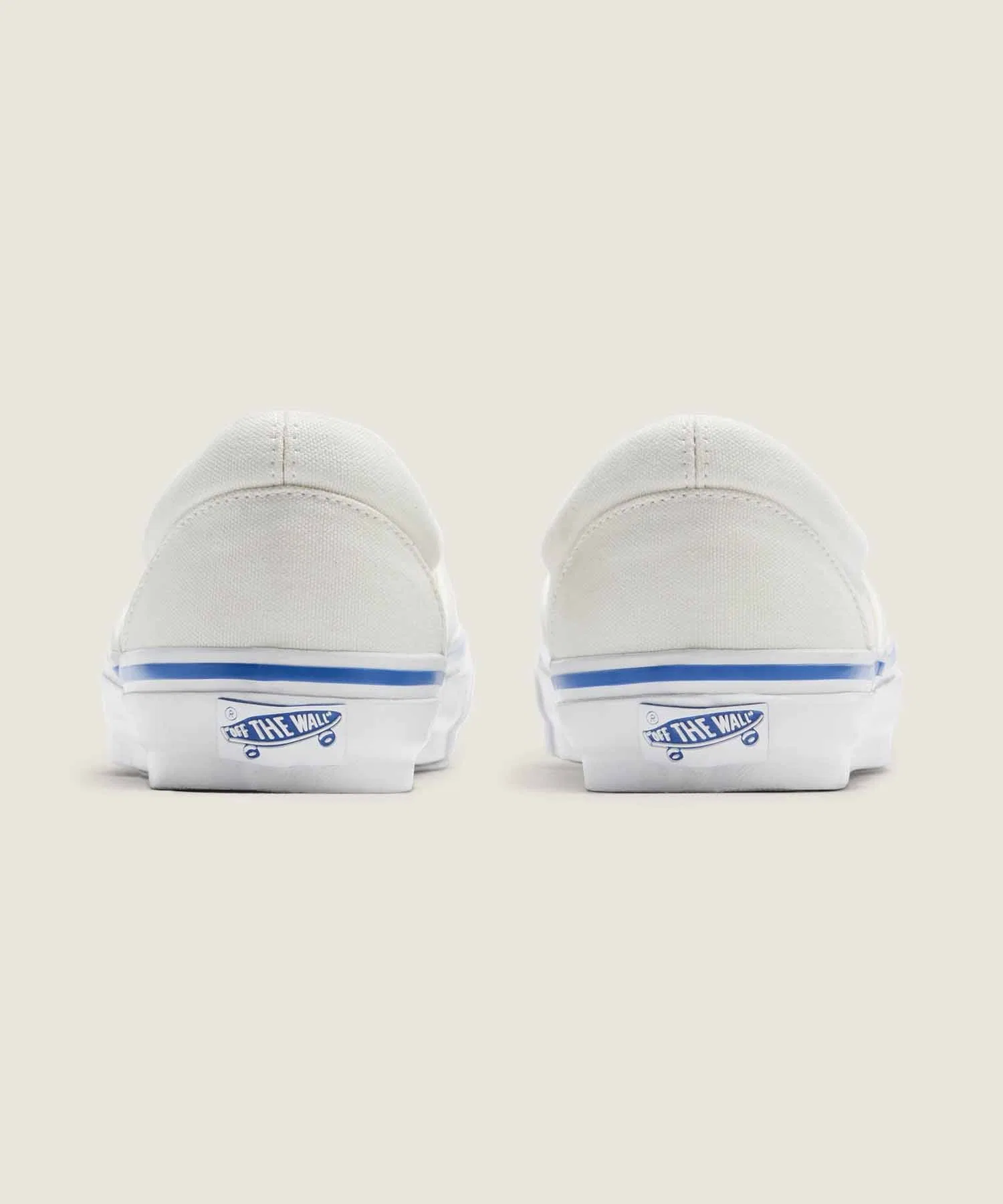 Унисекс слипоны VANS PREMIUM из канваса, белые — фото 4