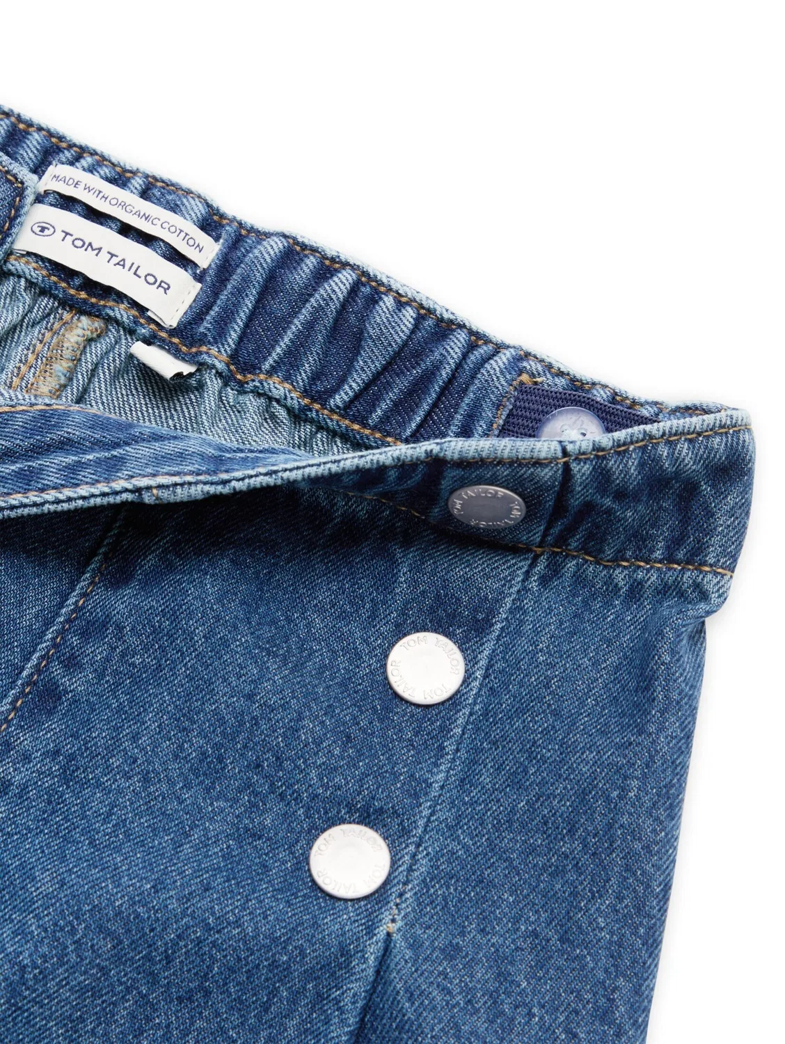 Джинсы с широкими штанинами Tom Tailor, Blue Denim — фото 3