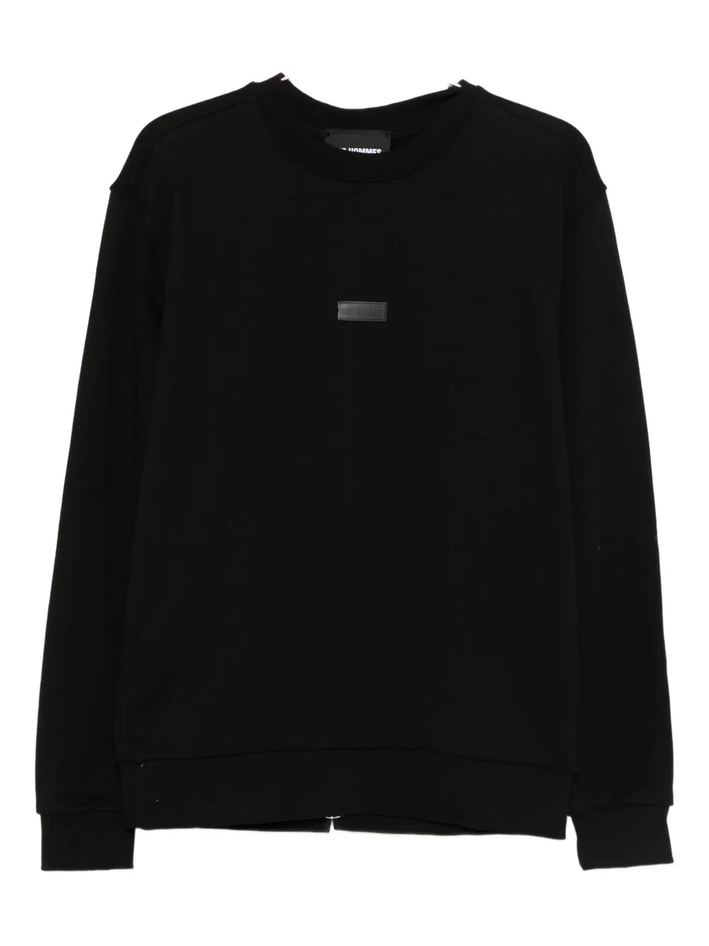 

Свитер с круглым вырезом Les Hommes, черный