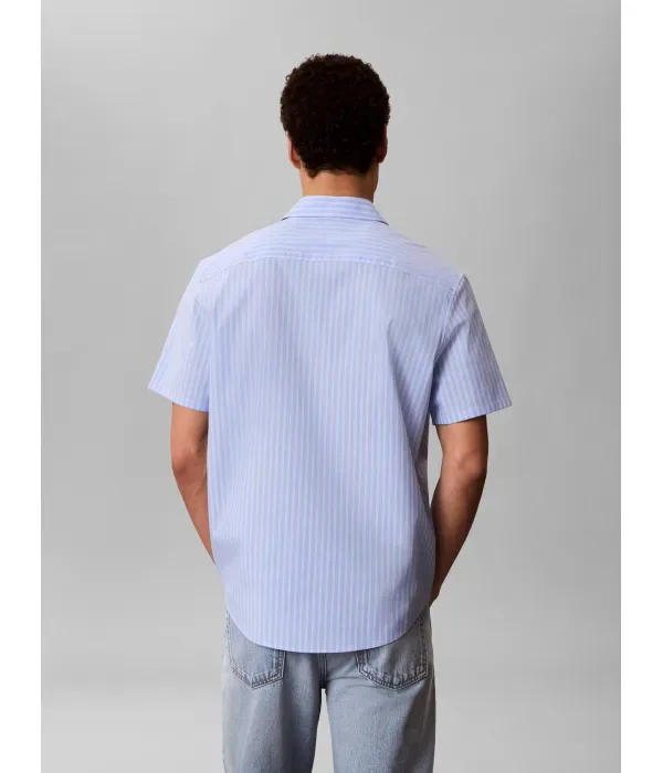 Рубашка classic fit Calvin Klein, небесно-голубой — фото 3