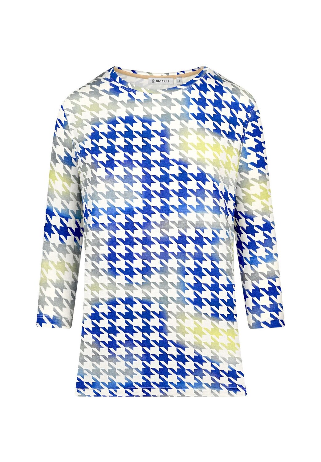 

Рубашка Pied d Poule Bicalla, цвет Blau Lime