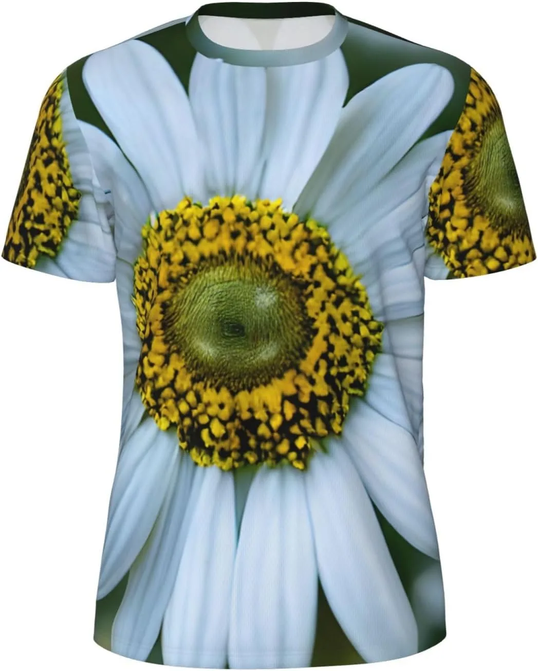 

Футболка мужская летняя с принтом White Daisy, легкая и дышащая SDFHU