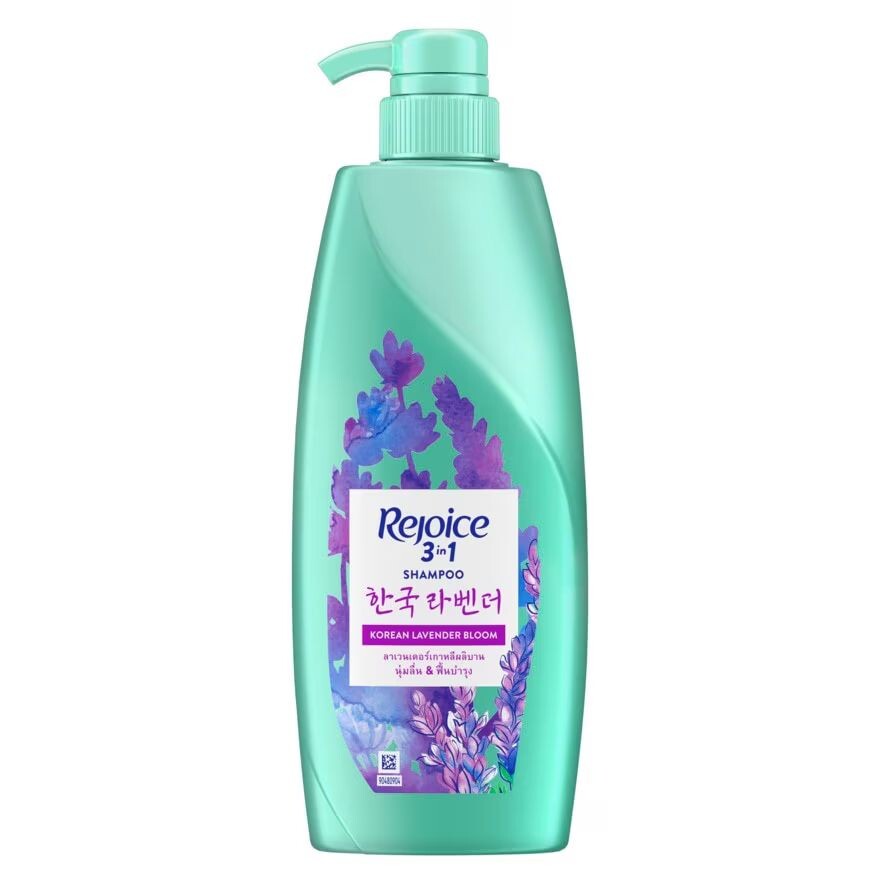 

Rejoice Шампунь 3 в 1 Корейский Lavender Bloom 370 мл. บำรุงผม, Green
