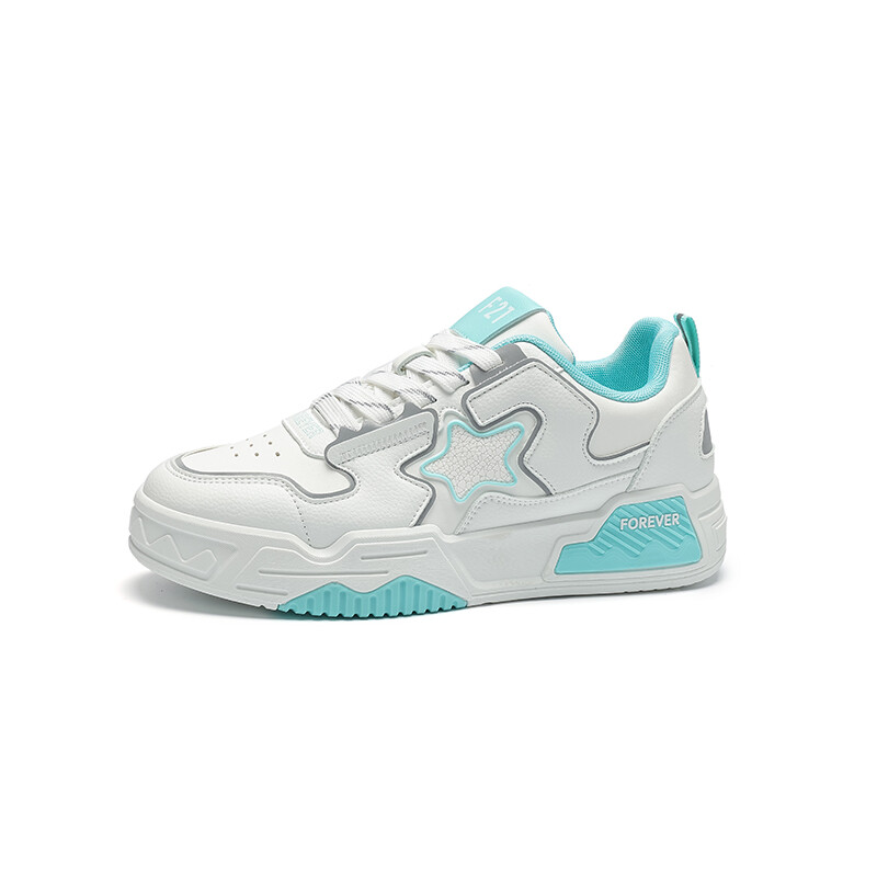 

Кроссовки Forever 21 Skateboarding Shoes Unisex Low-top, белый/синий