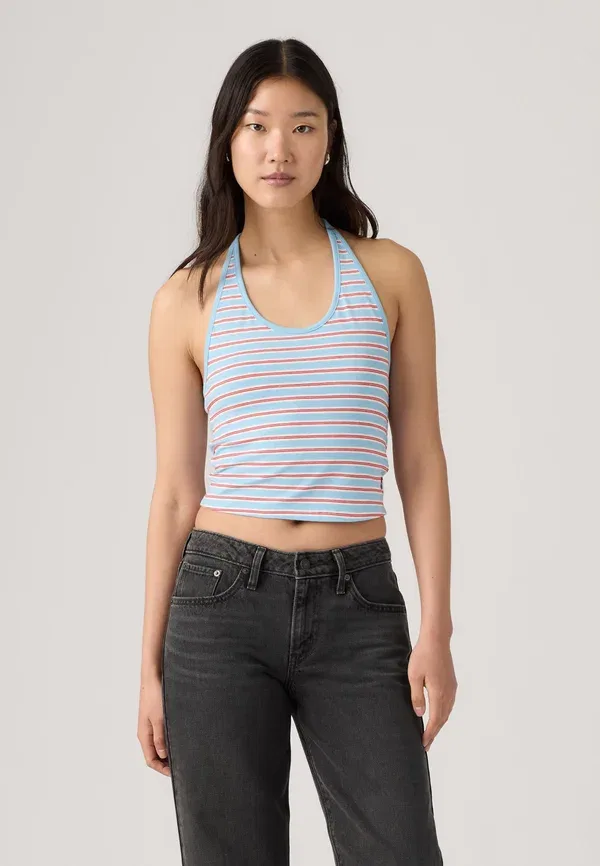 Топ-халтер Ella, Levi'S, цвет воздушно-голубой/сигнально-красный — фото 2